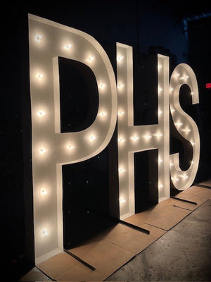 #035 - Giant Metal Marquee Letters