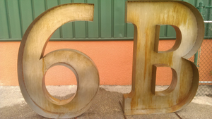 #035 - Giant Metal Marquee Letters