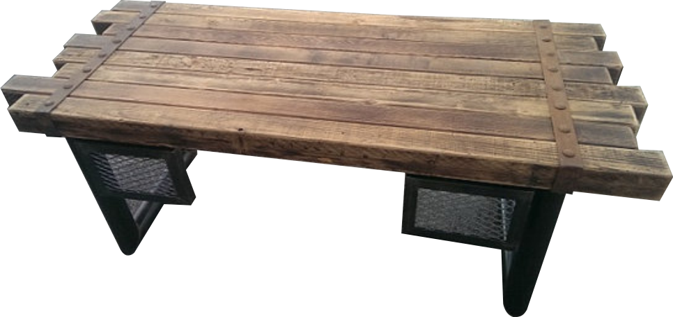 Minimalist Rustic Desk by Industrial Evolution Furniture Co