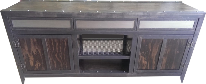 #006 - Industrial Console with Drawers